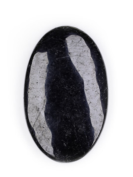 Black Tourmaline Flat Palm Stone
