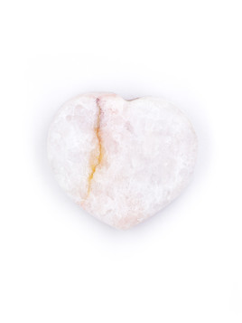 Druzy Quartz Mini Heart