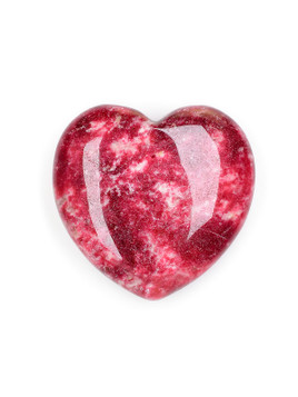 Thulite Heart