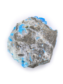 Cyanotrichite and Gibbsite