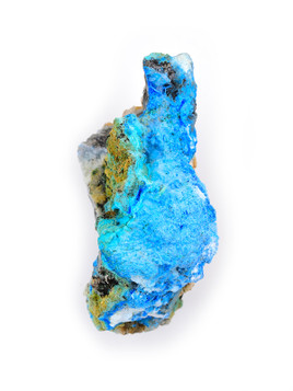 Cyanotrichite and Gibbsite