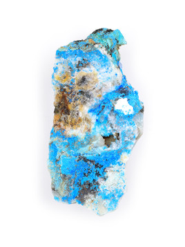 Cyanotrichite and Gibbsite
