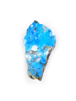 Cyanotrichite and Gibbsite