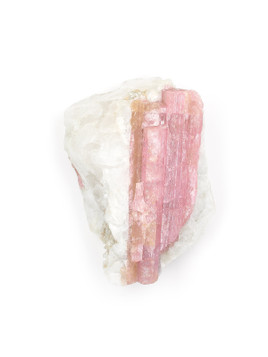 Pink Tourmaline in Quartz