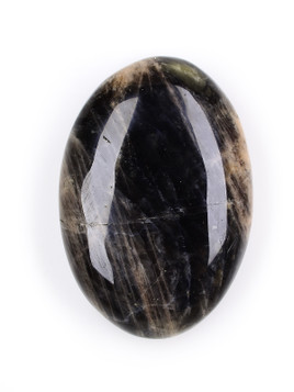 Black Moonstone Palm Stone
