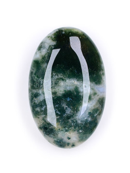Moss Agate Palm Stone