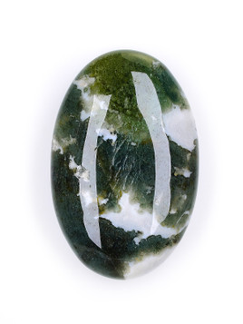 Moss Agate Palm Stone