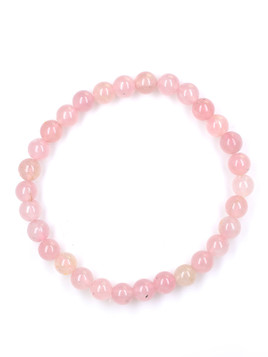 Morganite Bead Bracelet