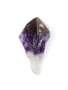 Amethyst with Goethite