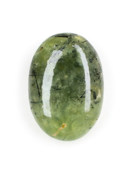Prehnite and Epidote Palm Stone
