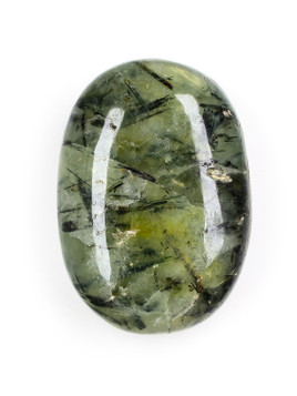 Prehnite and Epidote Palm Stone