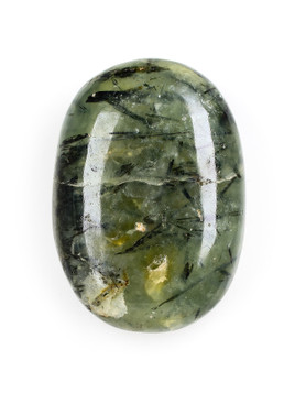 Prehnite and Epidote Palm Stone