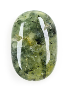 Prehnite and Epidote Palm Stone