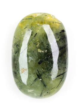 Prehnite and Epidote Palm Stone