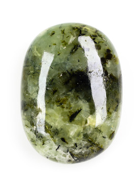 Prehnite and Epidote Palm Stone