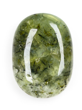 Prehnite and Epidote Palm Stone
