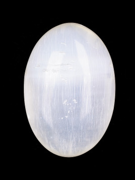 Selenite Palm Stone