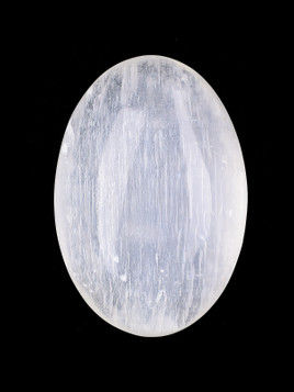 Selenite Palm Stone