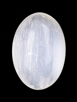 Selenite Palm Stone