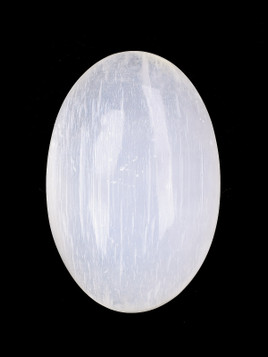 Selenite Palm Stone