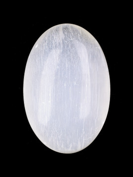 Selenite Palm Stone