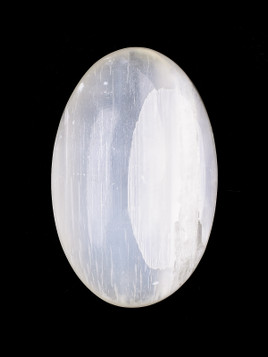 Selenite Palm Stone