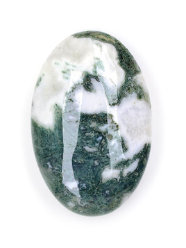 Moss Agate Palm Stone