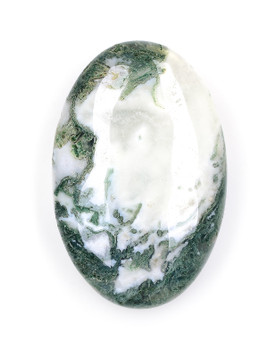 Moss Agate Palm Stone