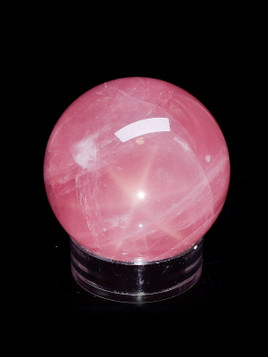 Star Rose Quartz Sphere