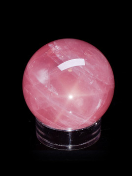 Star Rose Quartz Sphere