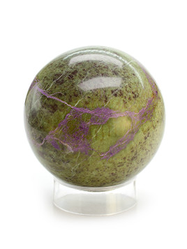 Stichtite with Serpentine Sphere