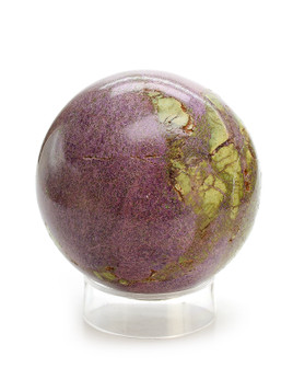 Stichtite with Serpentine Sphere
