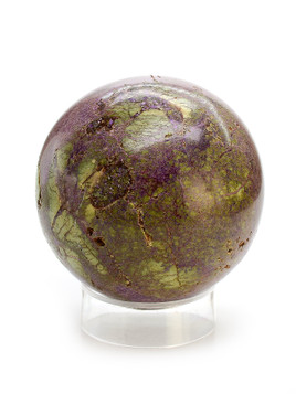 Stichtite with Serpentine Sphere