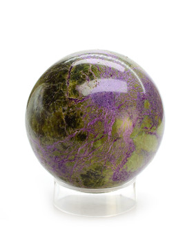 Stichtite with Serpentine Sphere