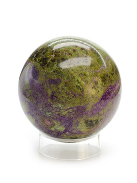 Stichtite with Serpentine Sphere