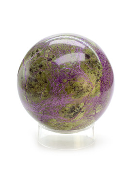 Stichtite with Serpentine Sphere