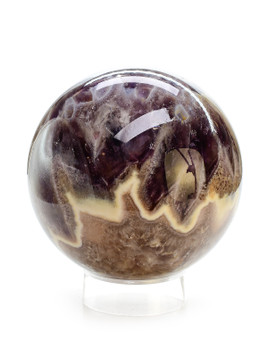 Feather Amethyst Sphere