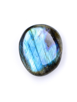 Labradorite Small Flat Palm Stone