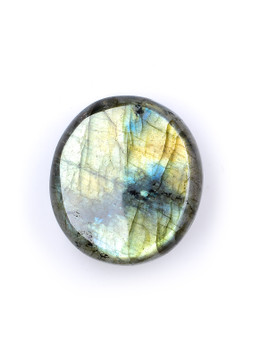 Labradorite Small Flat Palm Stone