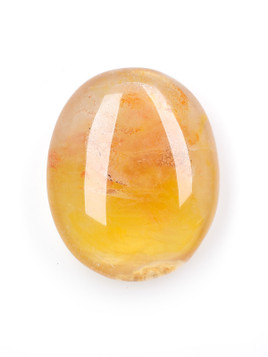 Golden Healer Quartz Palm Stone