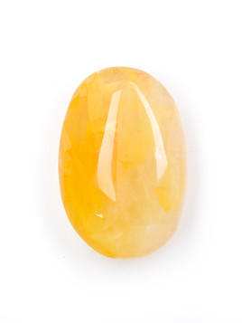 Golden Healer Quartz Palm Stone