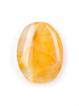 Golden Healer Quartz Palm Stone
