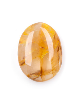 Golden Healer Quartz Palm Stone