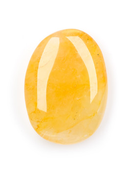 Golden Healer Quartz Palm Stone