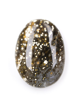 Orbicular Jasper Palm Stone