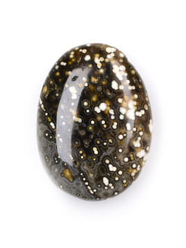 Orbicular Jasper Palm Stone