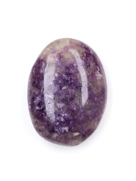 Lepidolite Palm Stone
