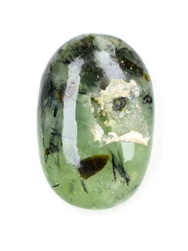 Prehnite and Epidote Palm Stone