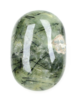 Prehnite and Epidote Palm Stone