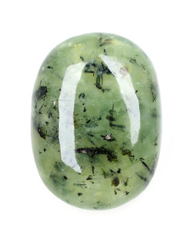 Prehnite and Epidote Palm Stone